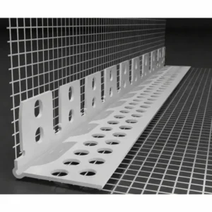 Perfil PVC com Rede para Cantos Redondos